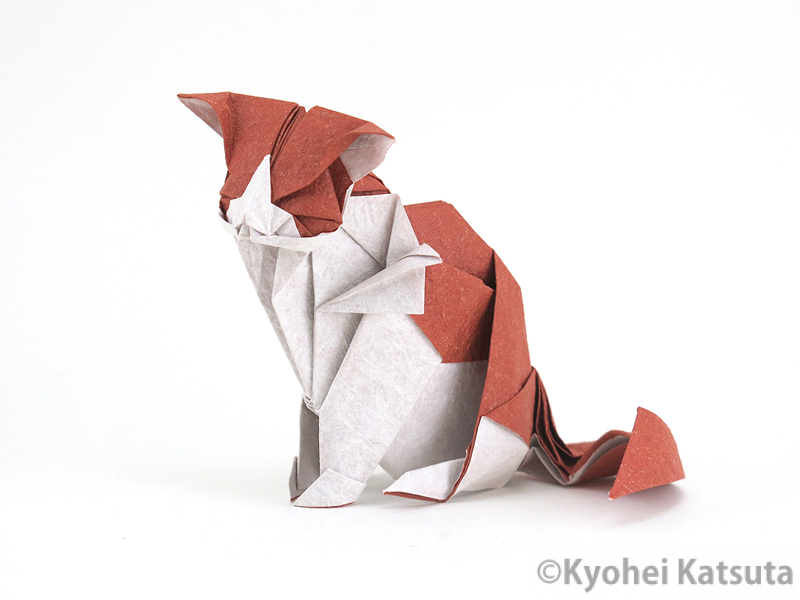 Cat 猫 Katsuta Kyohei Origami