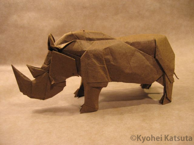 Rhinoceros サイ Katsuta Kyohei Origami