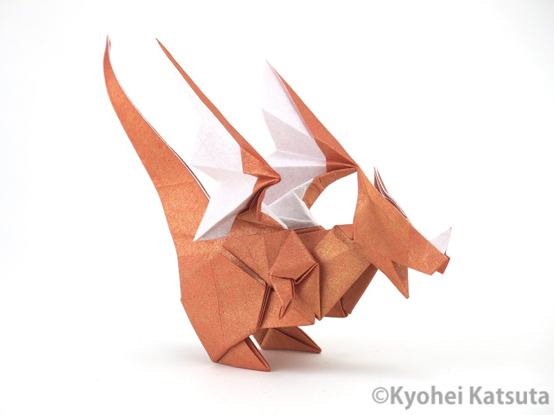 Origami/Dragon】ドラゴン（4足型）の折り方【折り紙】 - YouTube